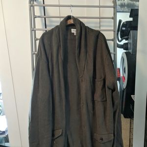 4XLB Goodfellow olive button up cardigan